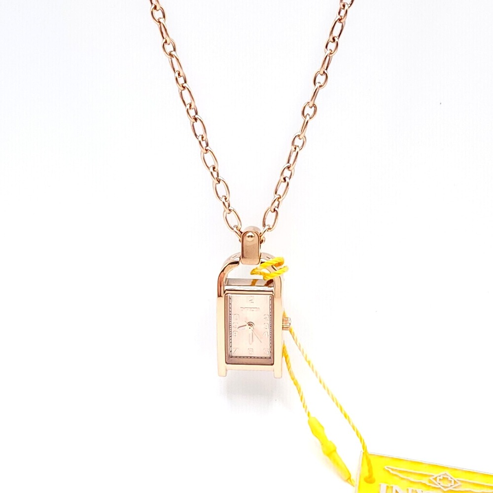 Invicta Mini Angel 49936 Pendant Watch Necklace Rose Gold Women's New - Picture 7 of 11